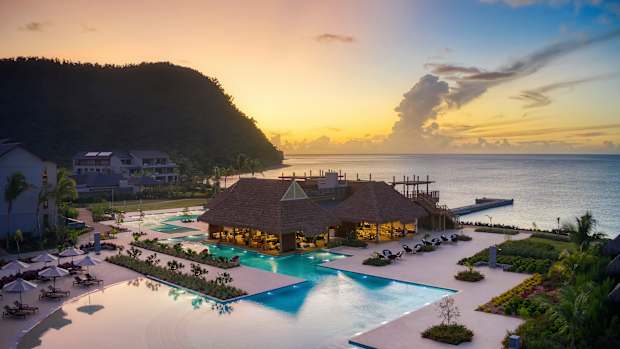 DOM1_Pool and Ocean view at Twilight_High Res_12799